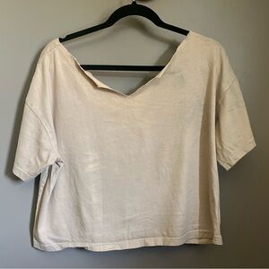 Distressed Boxy Crop Too